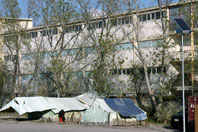 Le camp de réfugiés d'Oreokastro